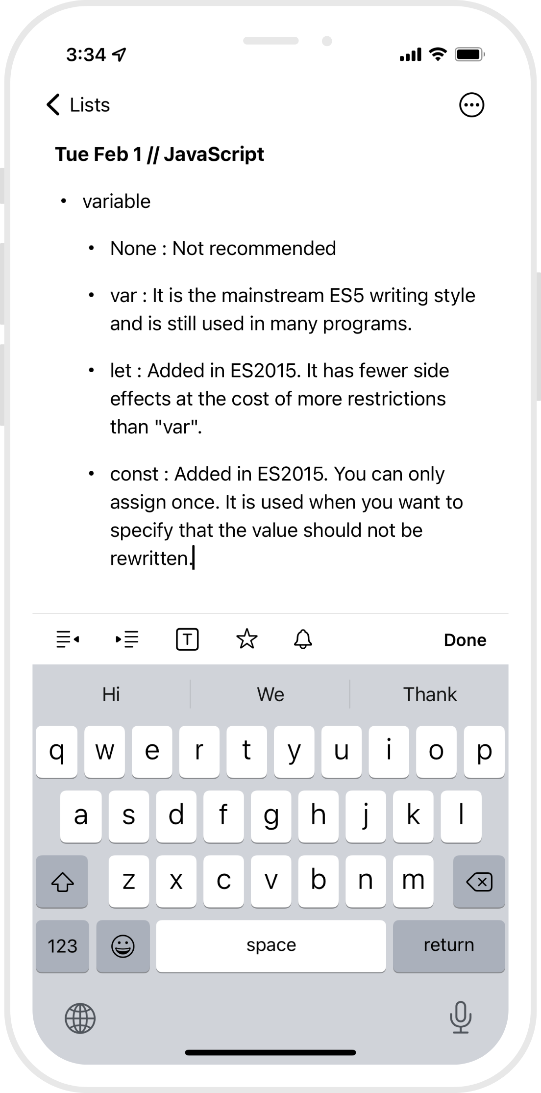 Notes